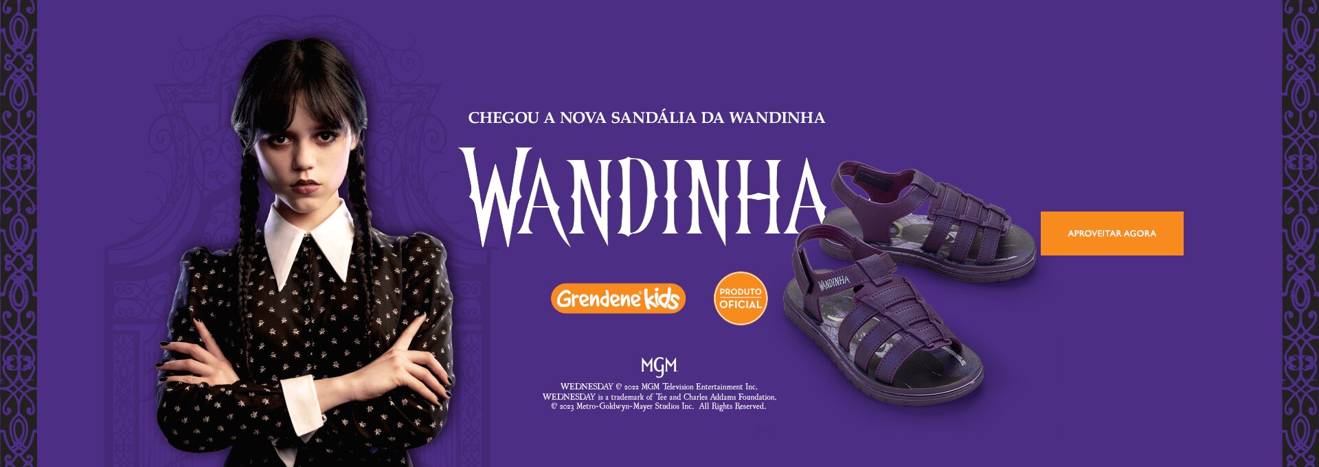 Grendene Kids Sandália Wandinha